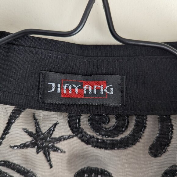 Jiayang Retro Y2K Whimisgoth blouse - Picture 4 of 7